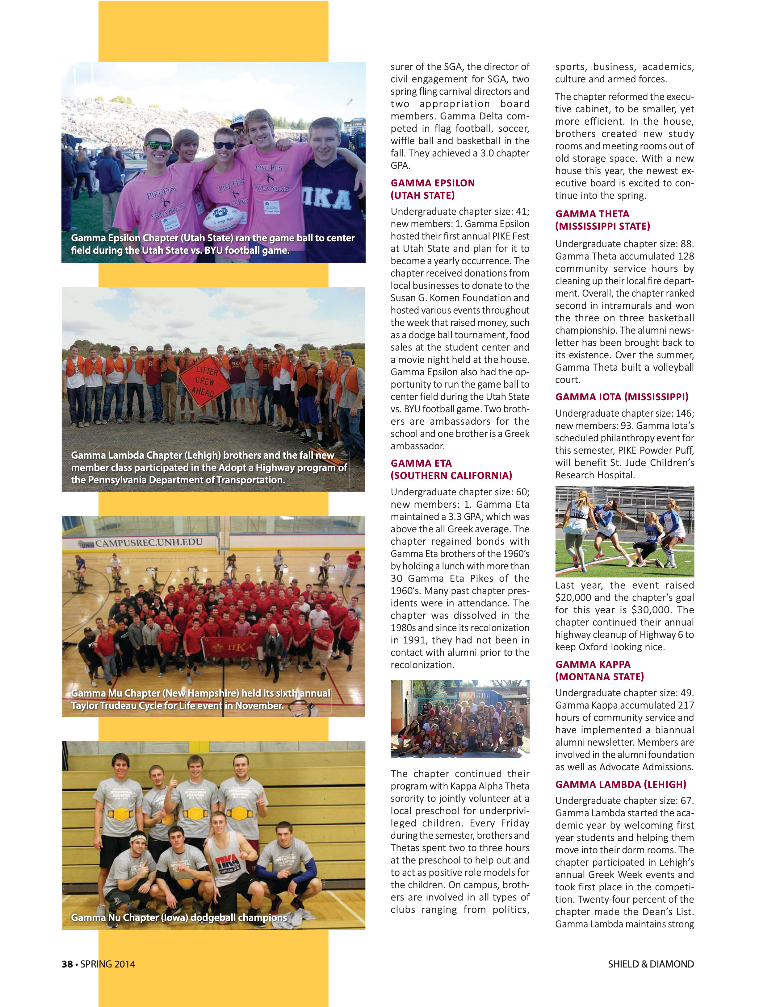 Chapter Notes, Continued 2, Spring 2014